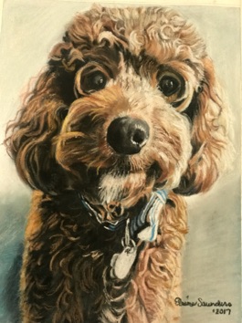 Labradoodle 9x12 
Original $250